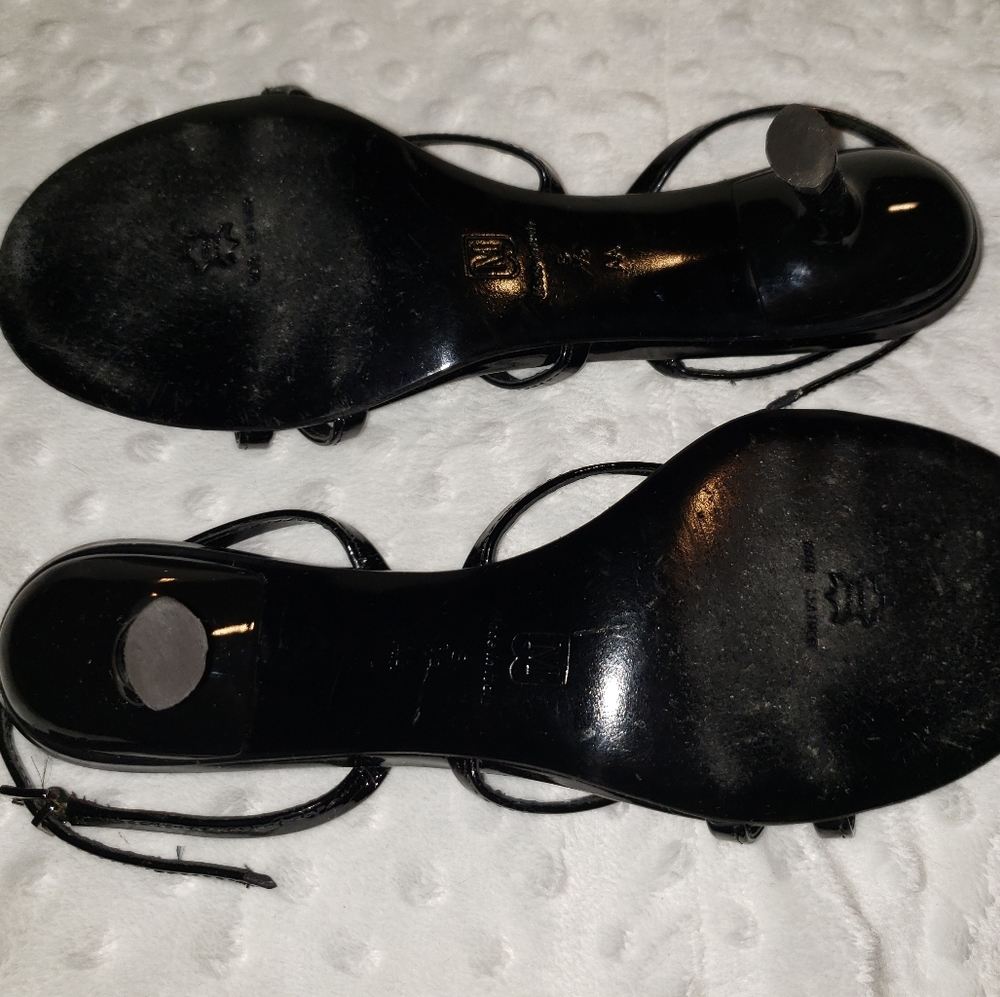 Bruno Magli 7 1/2 black strappy heels - Picture 9 of 15